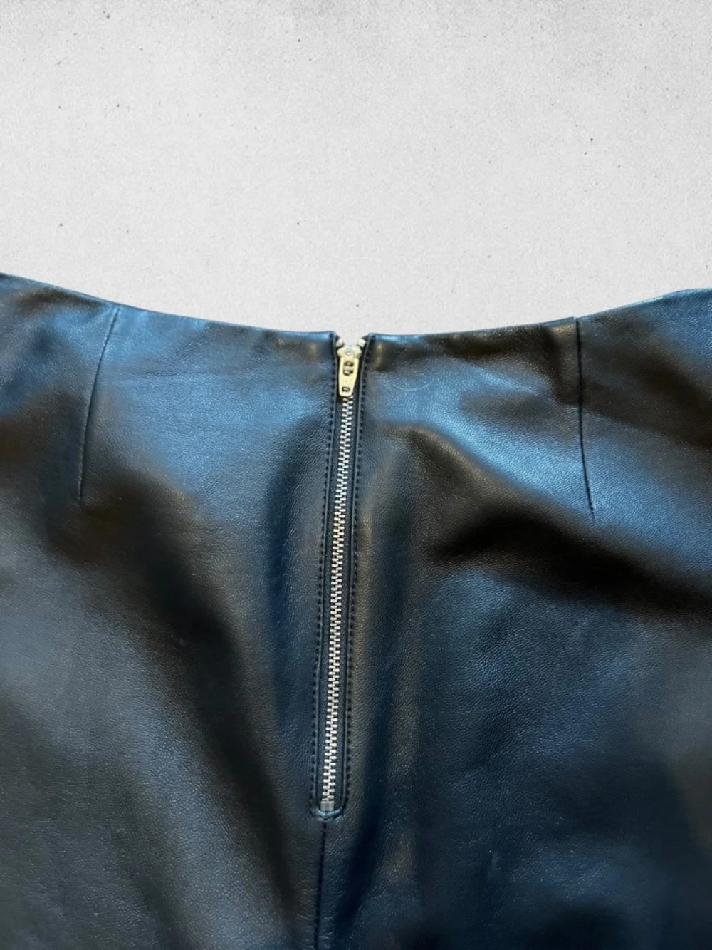 Ena Pelly High Rise Black Leather Flare Pants Size 4 Chic Minimalist Luxe